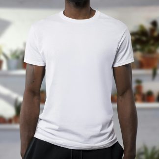 Woodrjerah Men's Classic Crew Neck T-Shirt — Soft Cotton Everyday Tee